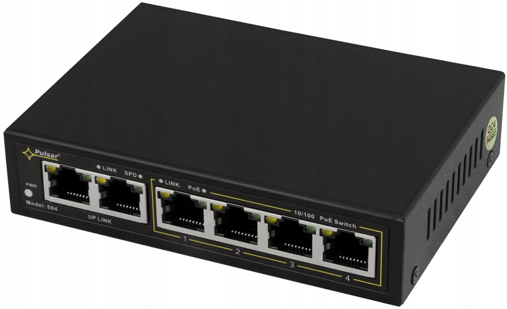 Switch Poe 4+2 Pulsar S64