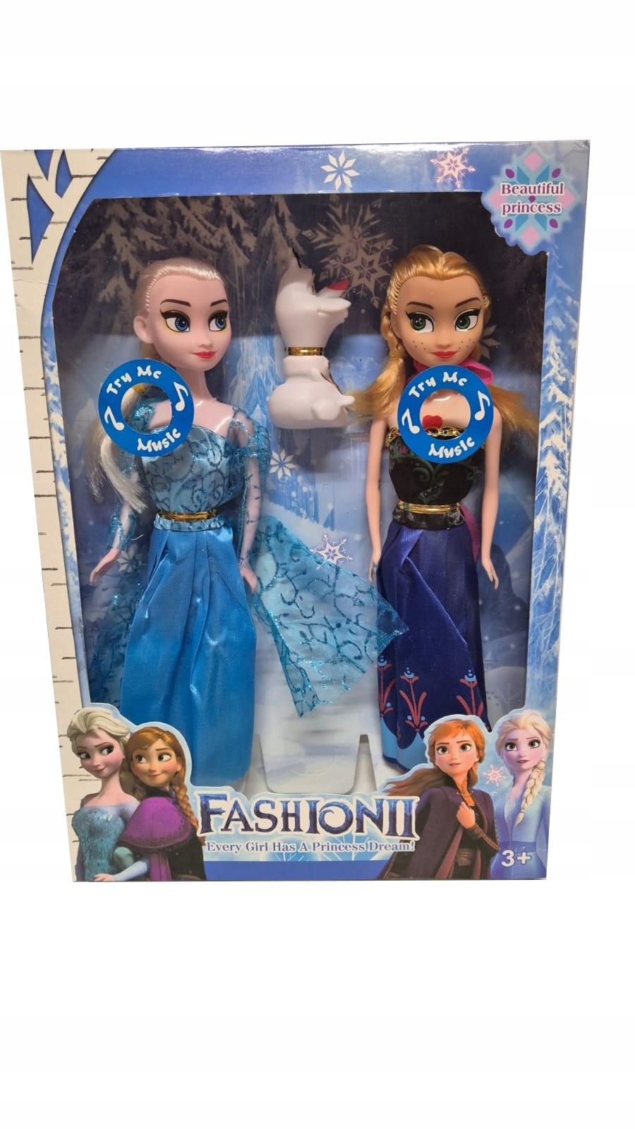 Ledo šalis dainuojančios lėlės Elsa, Ana, Olafas 28 cm Daina iš pasakos Gamintojo kodas 1083