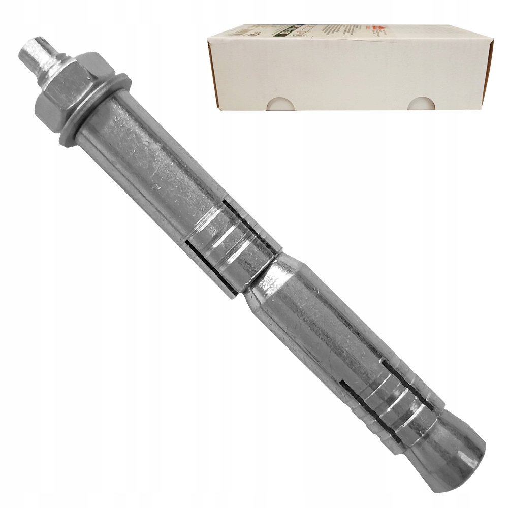 Ocelová Kotva 12x100 Do Betonu Dvojrozporová S Podložkovou Maticí 40ks