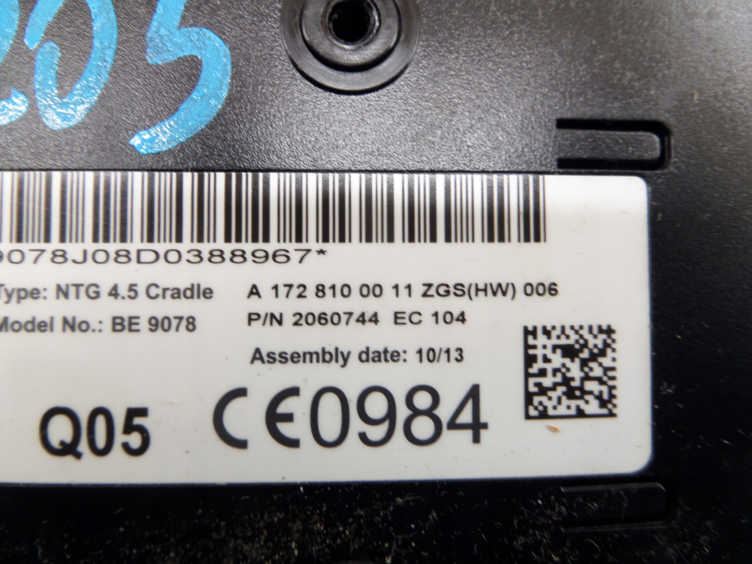MERCEDES W176 module control unit navigation devices A1728100011