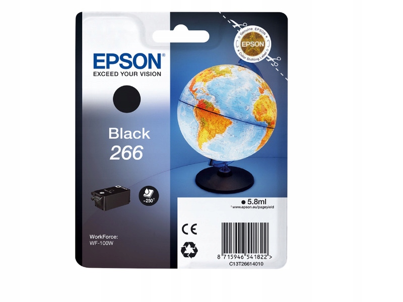 Tusz Epson 266 Czarny 5.8ML 250 Str.