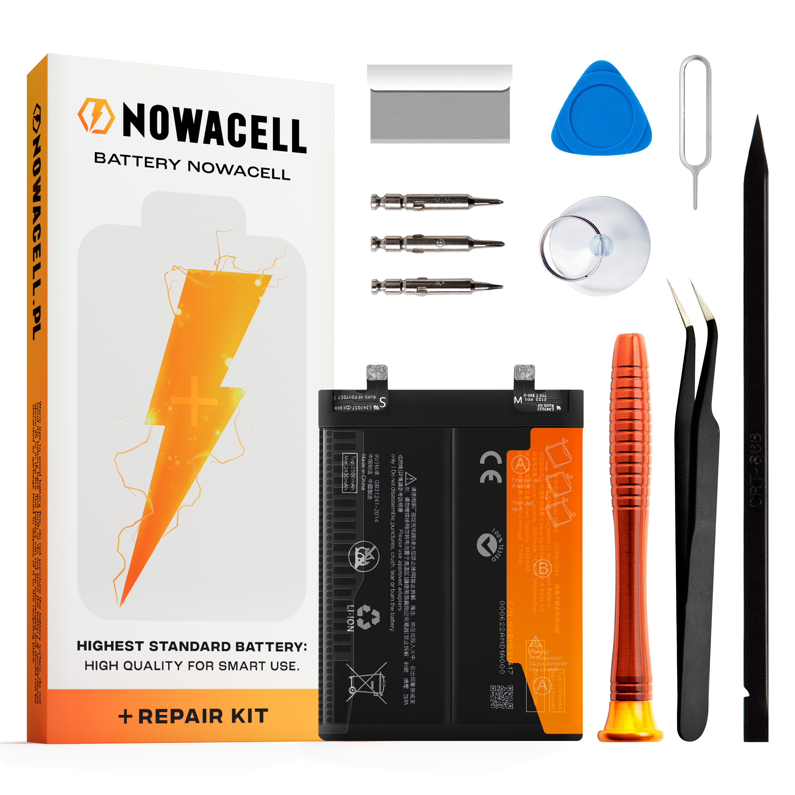 Bateria BM58 do Xiaomi Mi 11T Pro, 5000 mAh, Zestaw Naprawczy