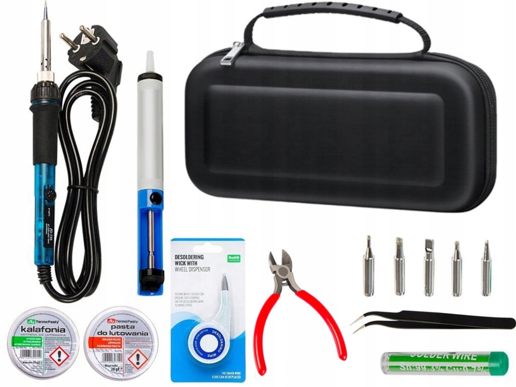 

Zestaw Lutownica 60W ZD-735B Organizer Etui