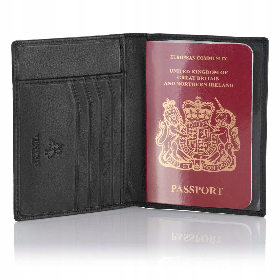 Skórzane etui na paszport Visconti V-2201 RFID Marka Visconti