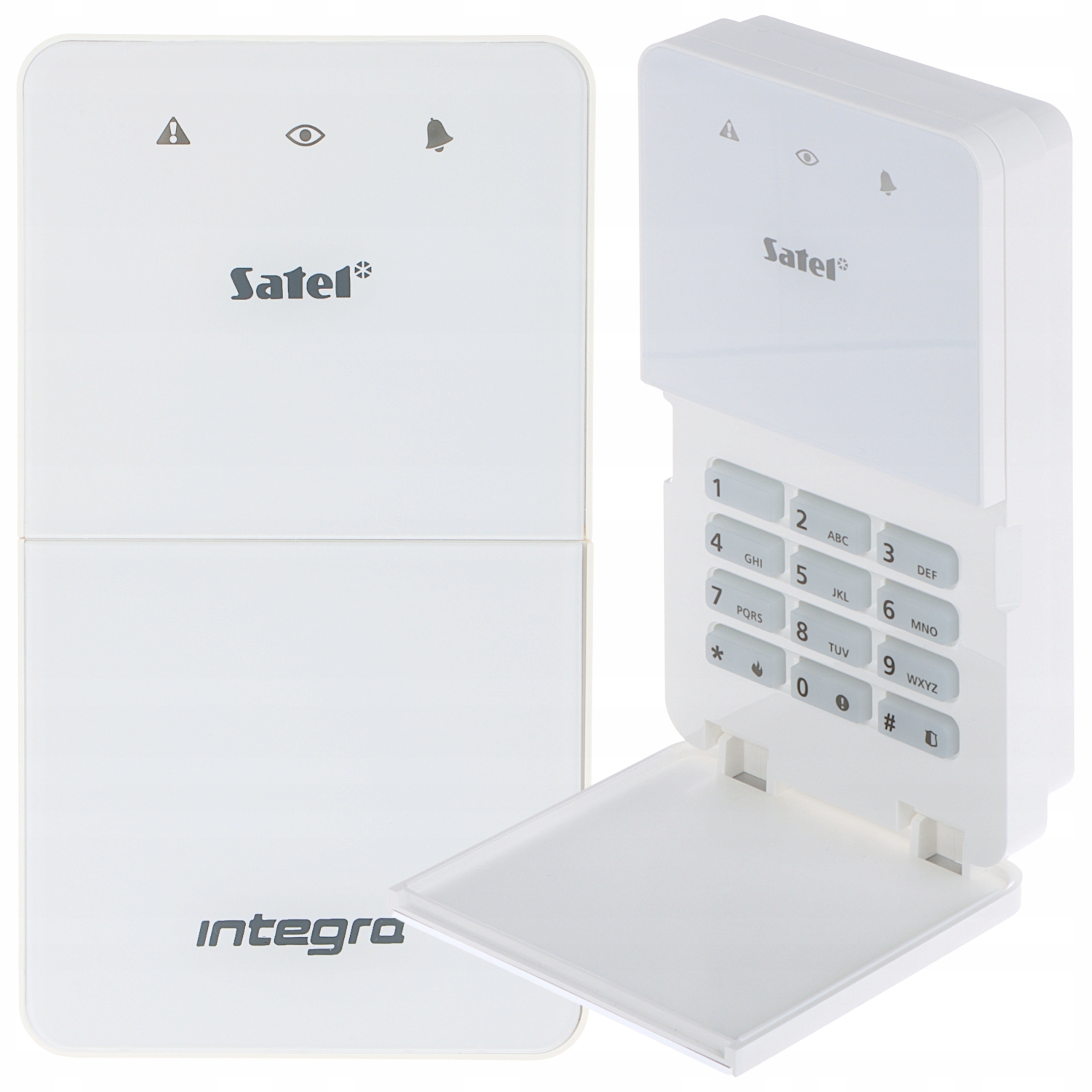 Manipulátorová zónová klávesnice Satel Int-sf-w pro ústřednu a alarm Integra