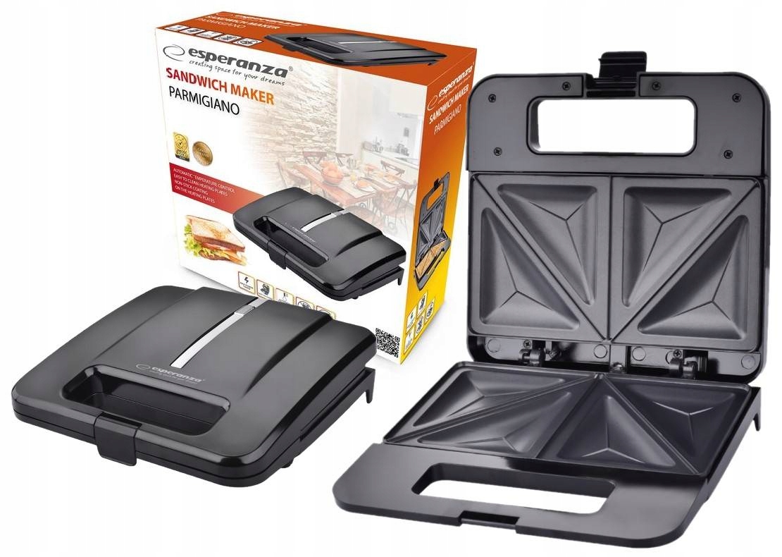 

Toster Opiekacz Do Tostów Kanapek Sandwich 1000W