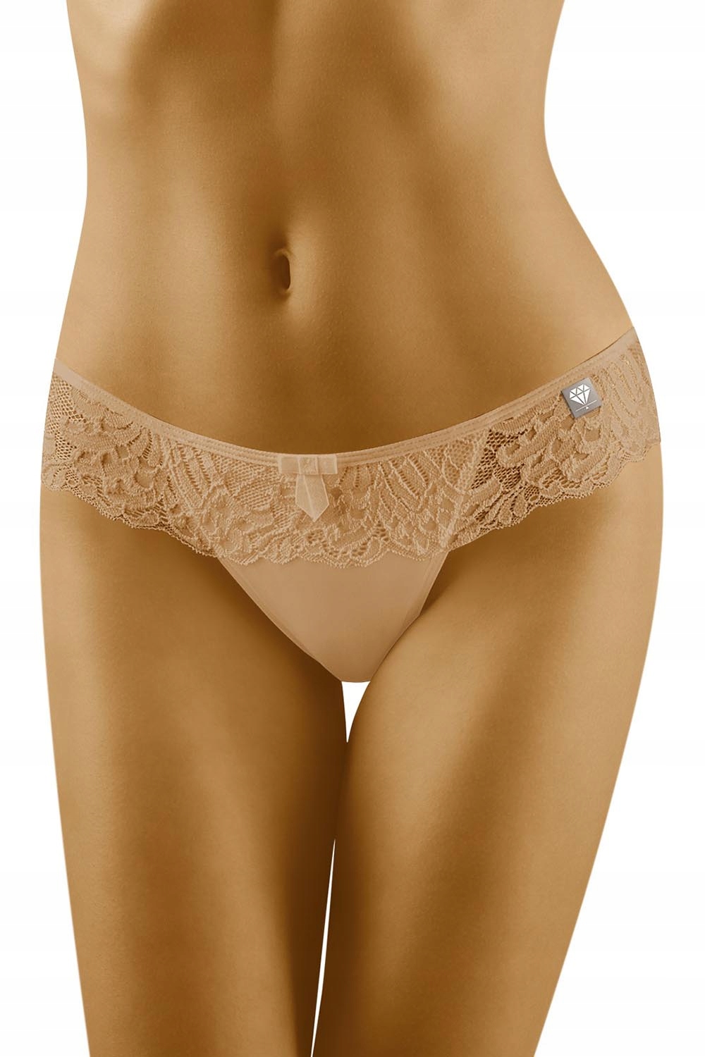 

Wolbar Szorto Stringi Diamond 3503 beżowy L