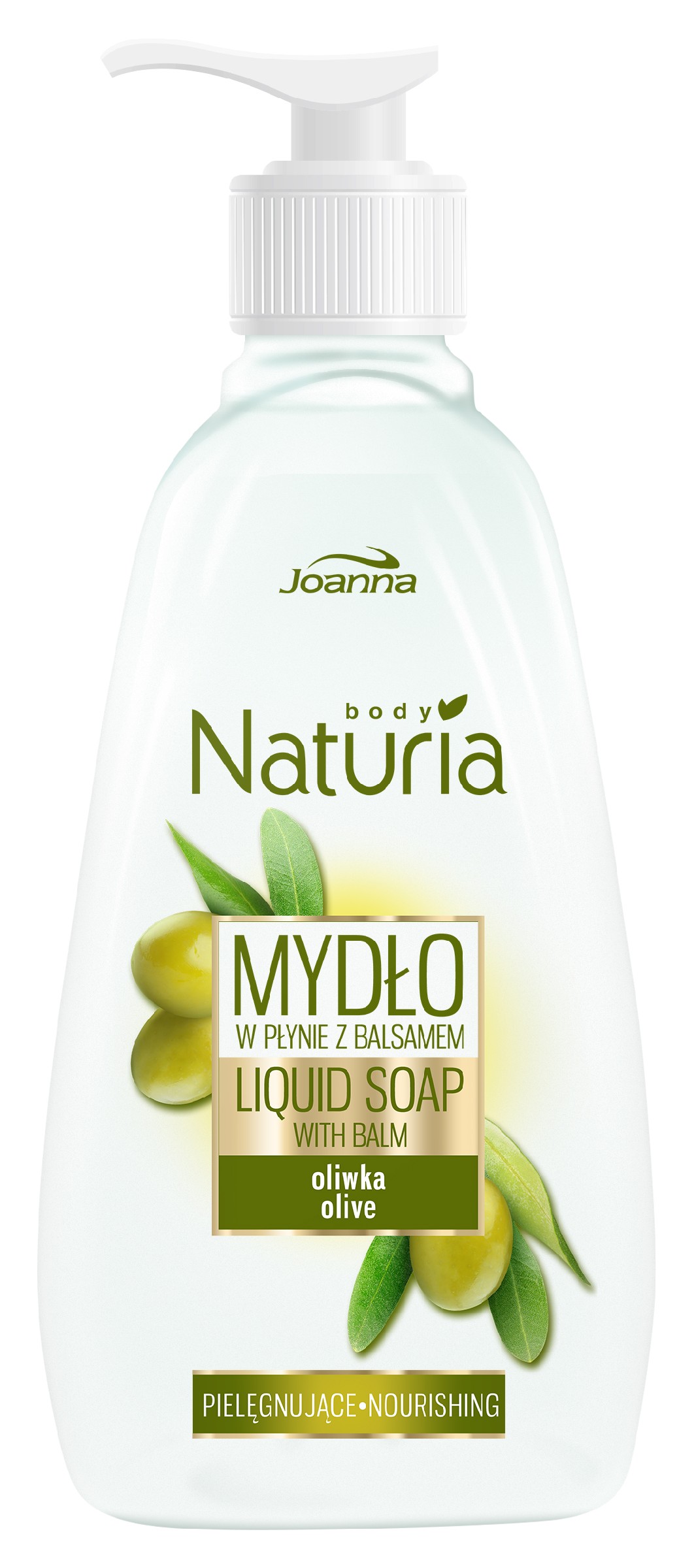 

Joanna Naturia Body Mydło w płynie z balsamem Oliw
