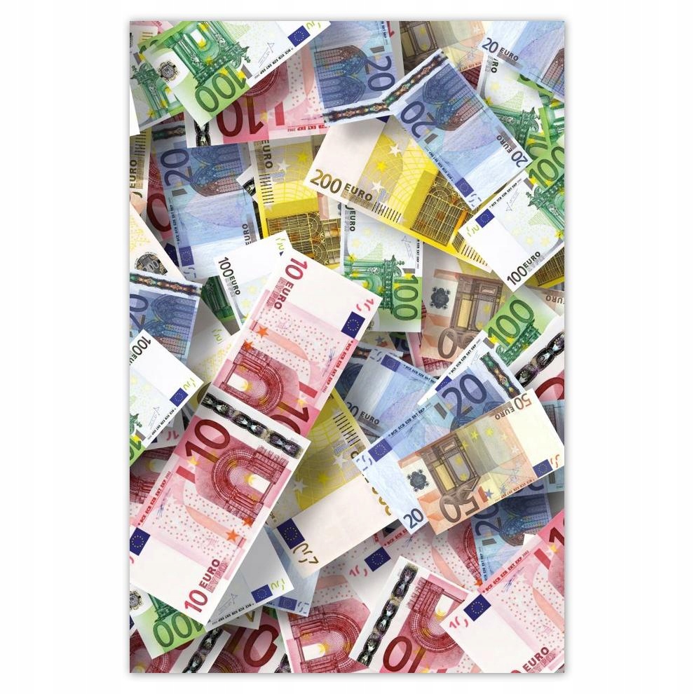 

Plakat 62x93 Dużo pieniędzy Kasa Euro