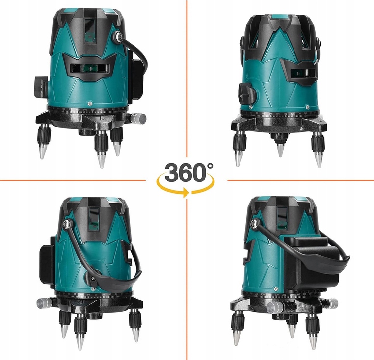 Víceúčelový laserový nástroj pro horizontální a vertikální měření Zelená Linka