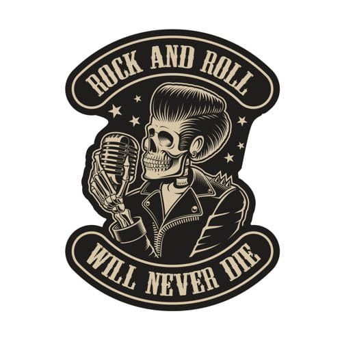 

Rock and Roll Will Never Die naklejka