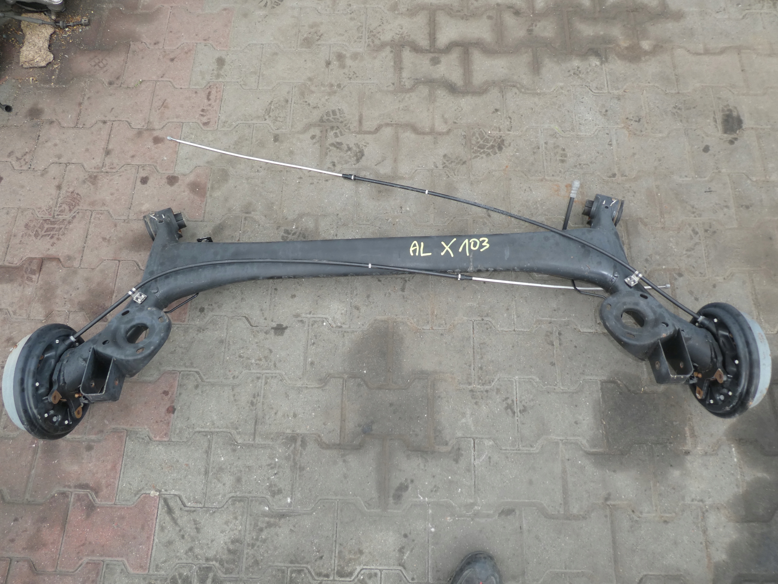 suspension beam axis rear part rear VW POLO 6R0