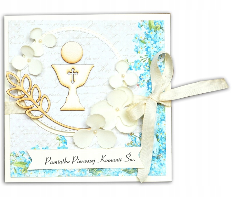 Karnet premium kwadrat- 16 Pamiątka I Komiunii