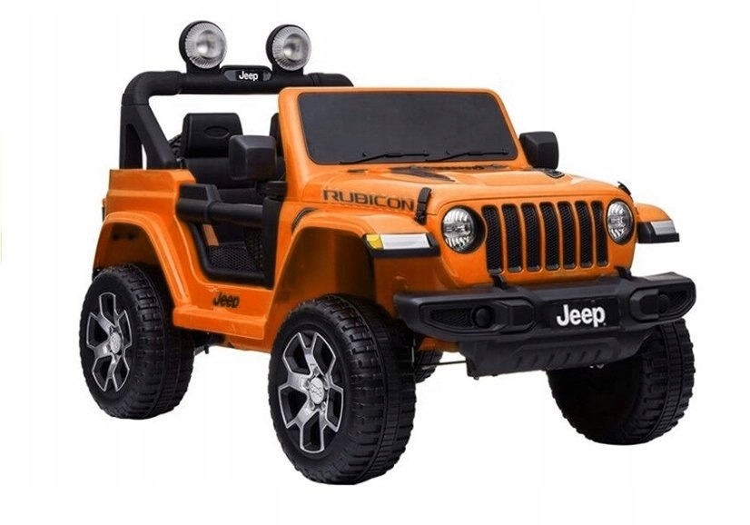 Auto na Akumulator Jeep Rubicon 4x4 Pomarańczowy Lean Cars