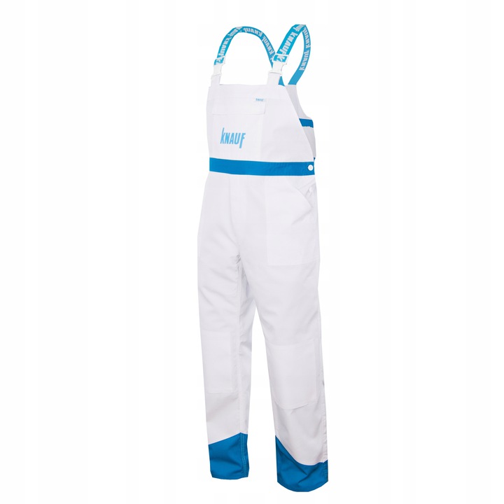 

Ogrodniczki robocze białe potrójne szwy Knauf r.XL
