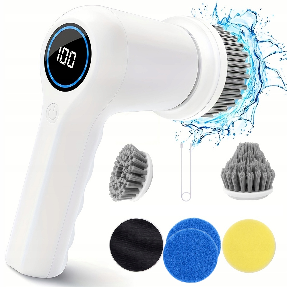 Levně 5V1 Elektrický Mop Rotační Čisticí Kartáč