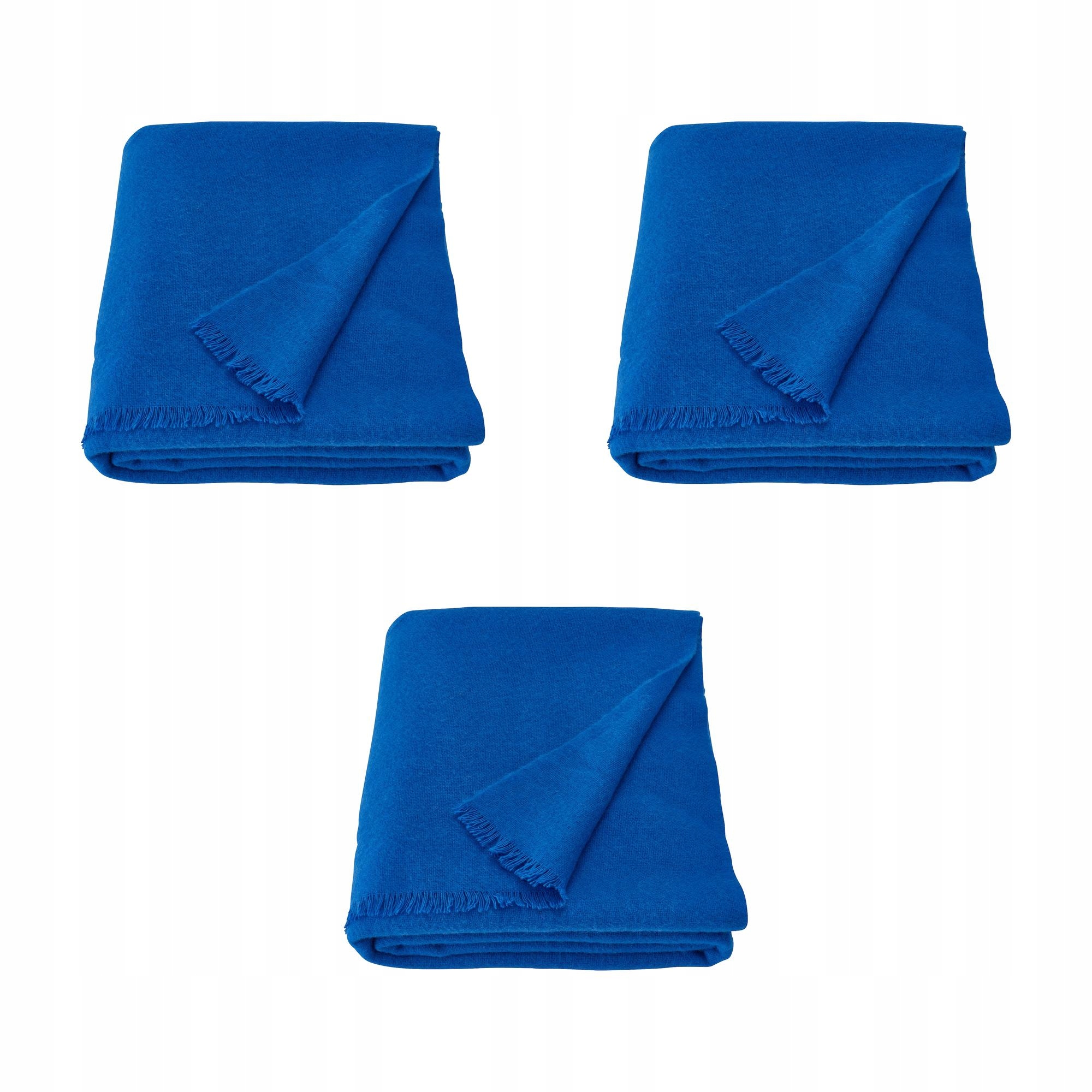 3 ks Pléd Stockholm 2025 Jasně modrý 150 x 200 cm Paulin Machado