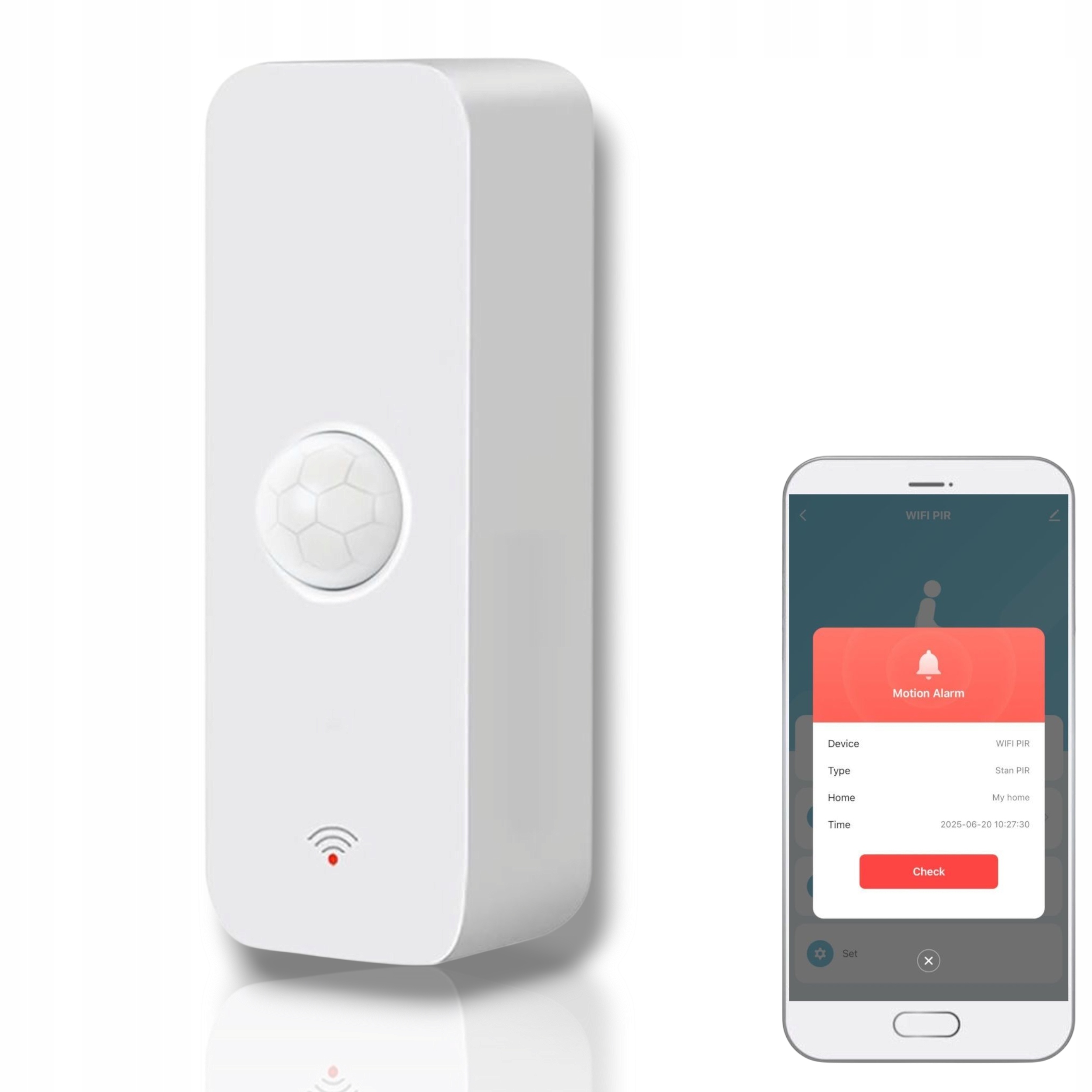 Czujnik Ruchu PIR Zigbee – Smart Sensor z Aplikacją Tuya / Smart Life