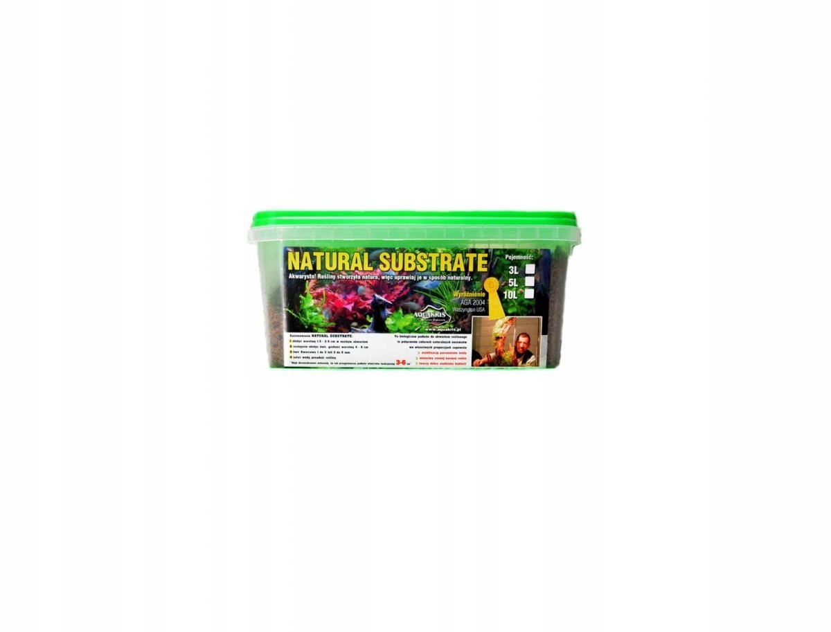 Levně Přírodní Substrát Pod Štěrk Pro Akvárium Pro Vodní Rostliny 10 L