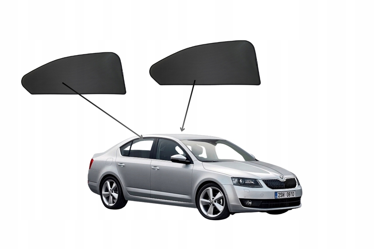 Protislnečné clony do Škoda Octavia III, 2012-2020, Sedan, Lim., magnety