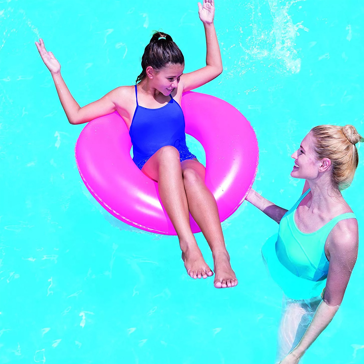 KOŁO KÓŁKO DO PŁYWANIA DMUCHANE FLUORESCENCYJNE Model do wody