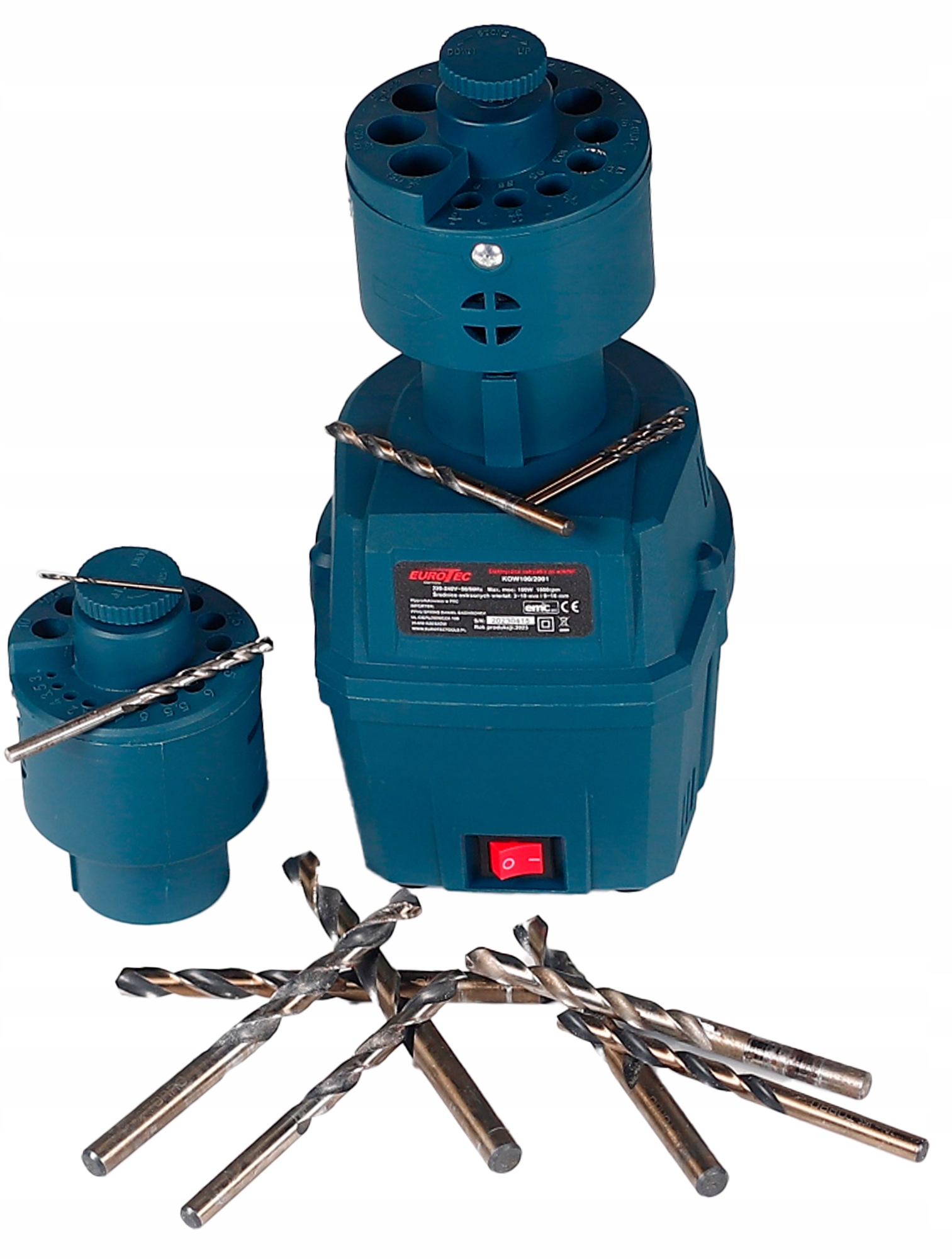 OSTRZAŁKA DO WIERTEŁ 3-16 MM ADAPTER + 2x GŁOWICA MOCNA Marka Eurotec