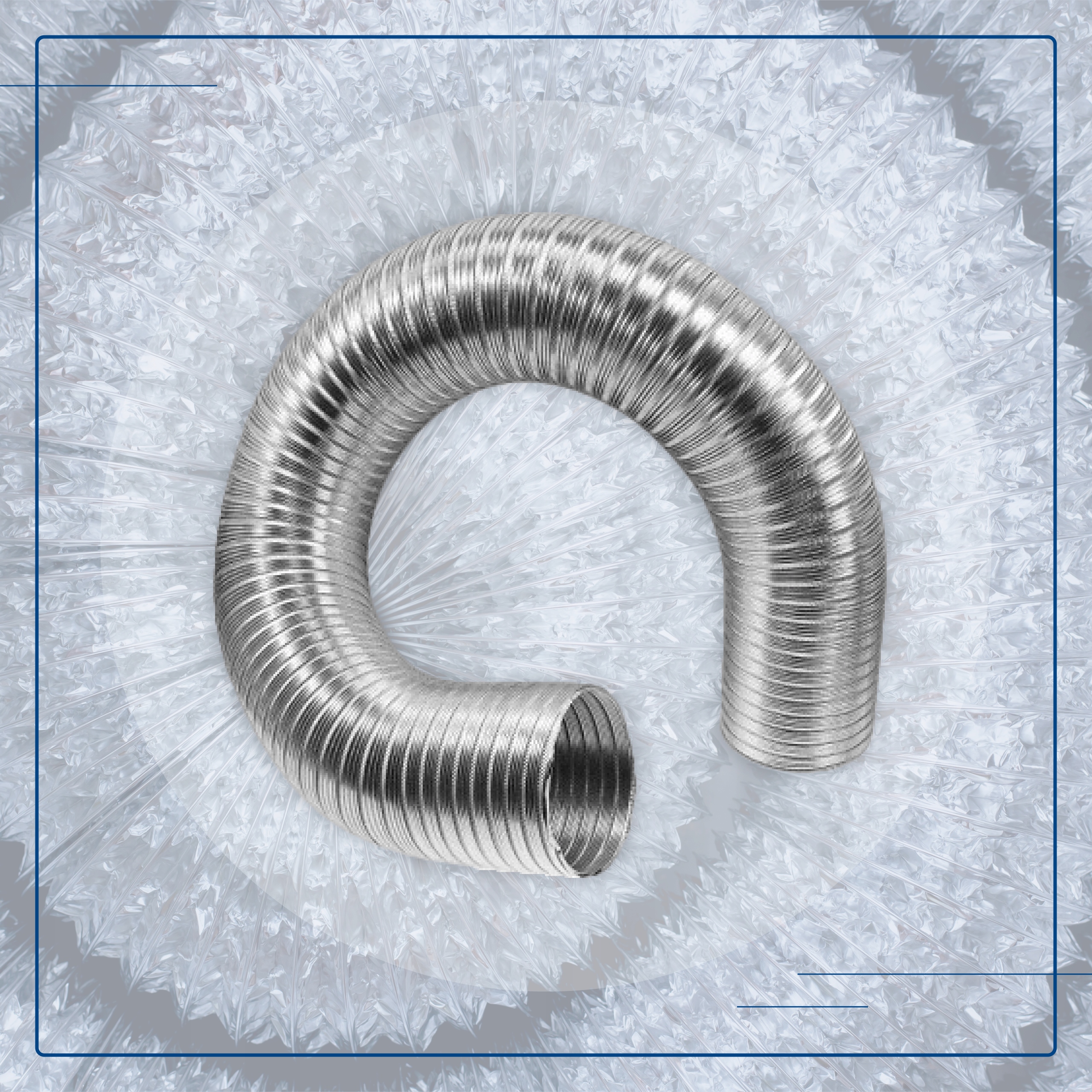 RURA ALUMINIOWA DO WENTYLACJI ELASTYCZNA SPIRO Aluflex Prodmax 140 mm Kod producenta W0140