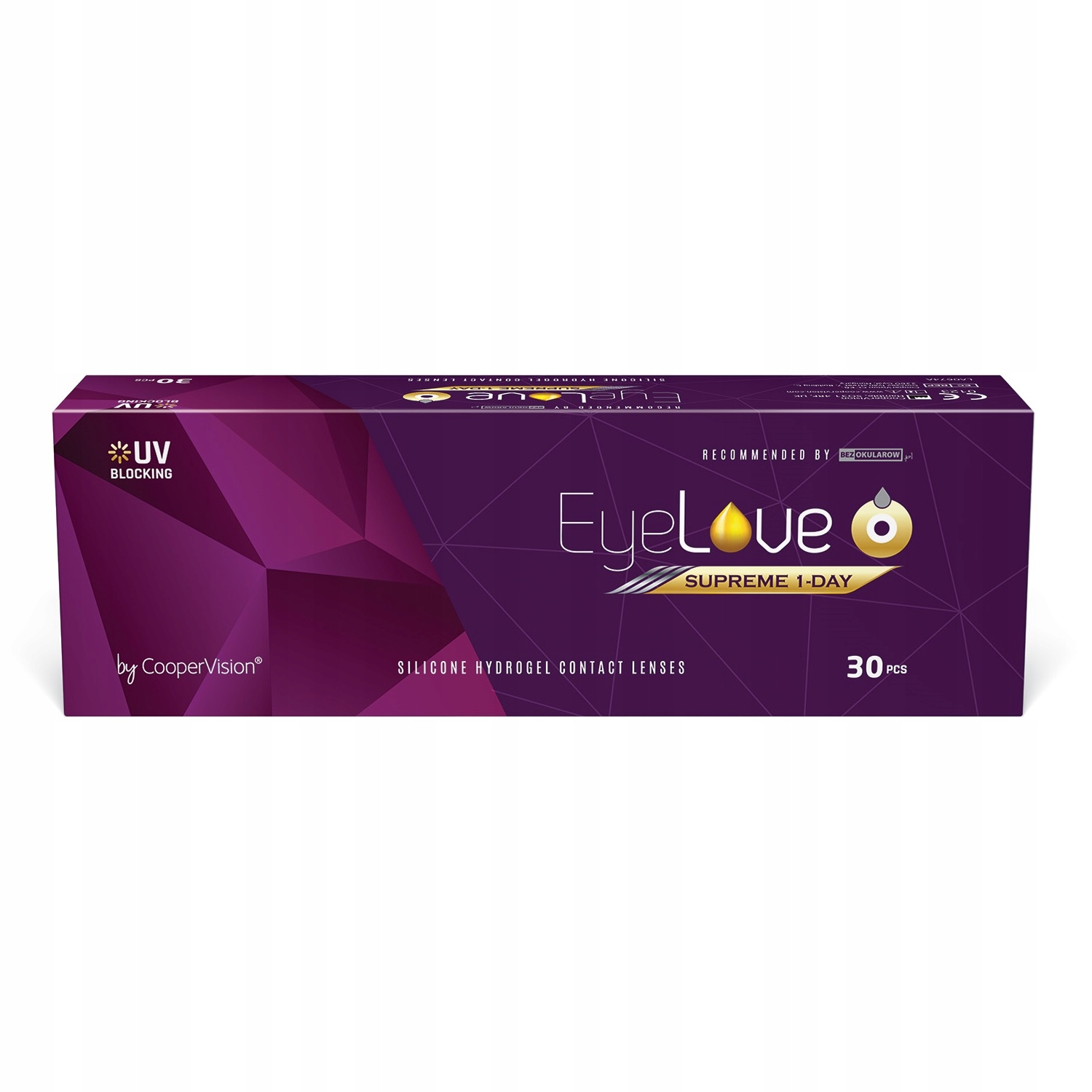 

EyeLove Supreme 1-Day 30 sztuk moc -9,00 Bc 8,4