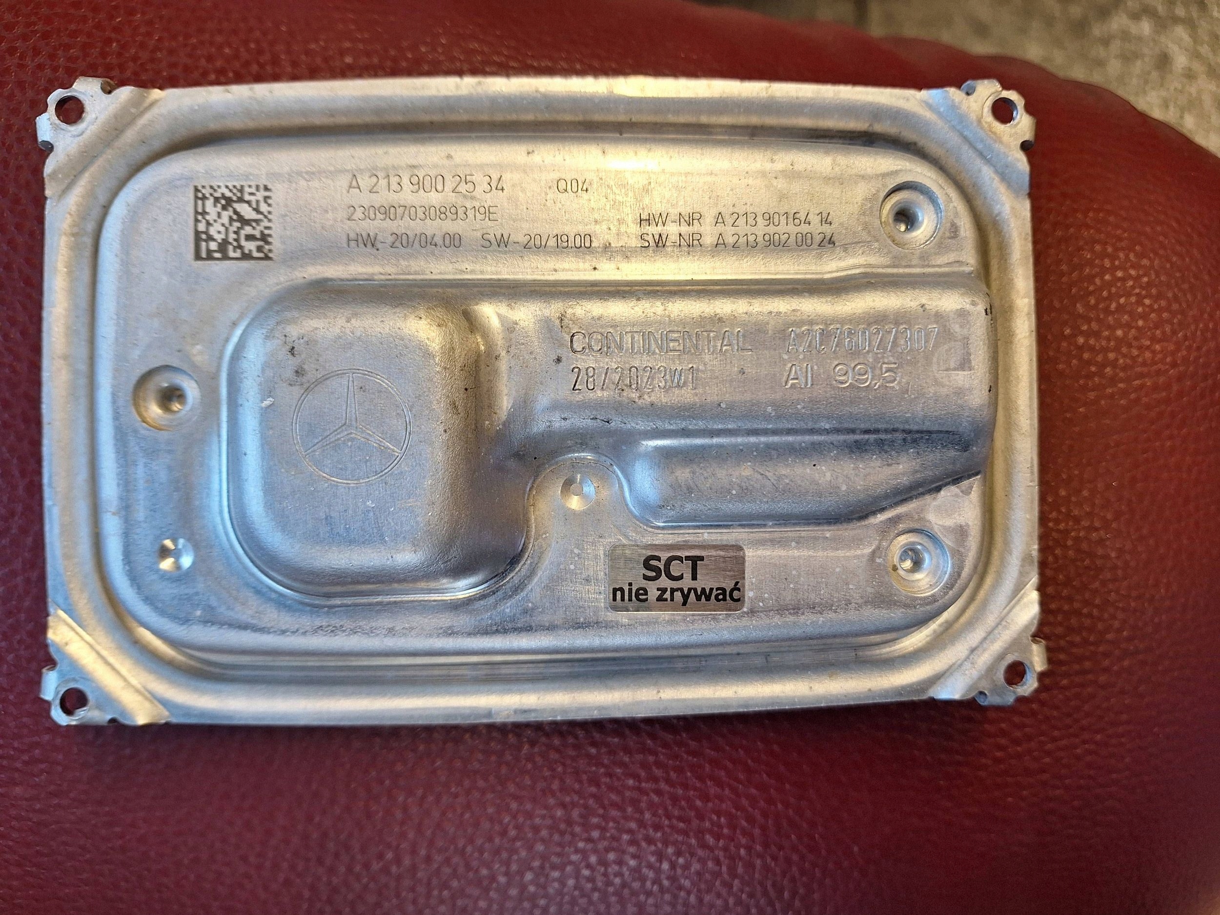 A2139002534 A2C76027307 control unit module LED Mercedes W177 W167 W213