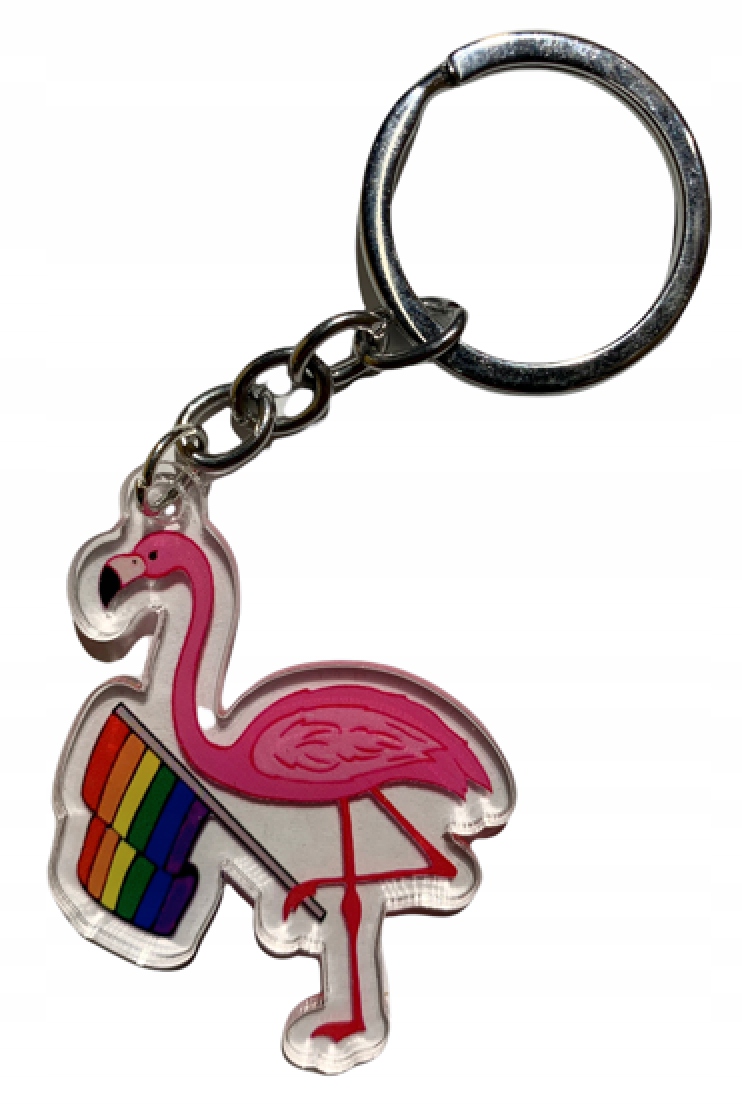 

Brelok akrylowy flaming Pride Lgbt