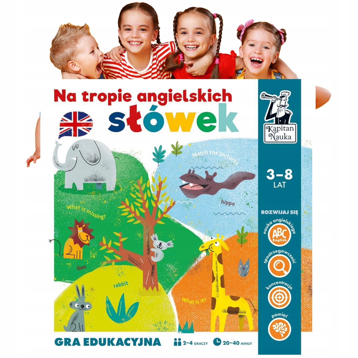 Na Tropie Angielskich Słówek Edukacyjna Gra Rozwijająca Inteligencje Gra