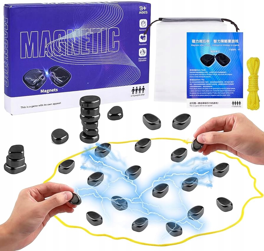 GRA MAGNETYCZNE KAMIENIE MAGNETYCZNA PLANSZOWA STRATEGICZNA