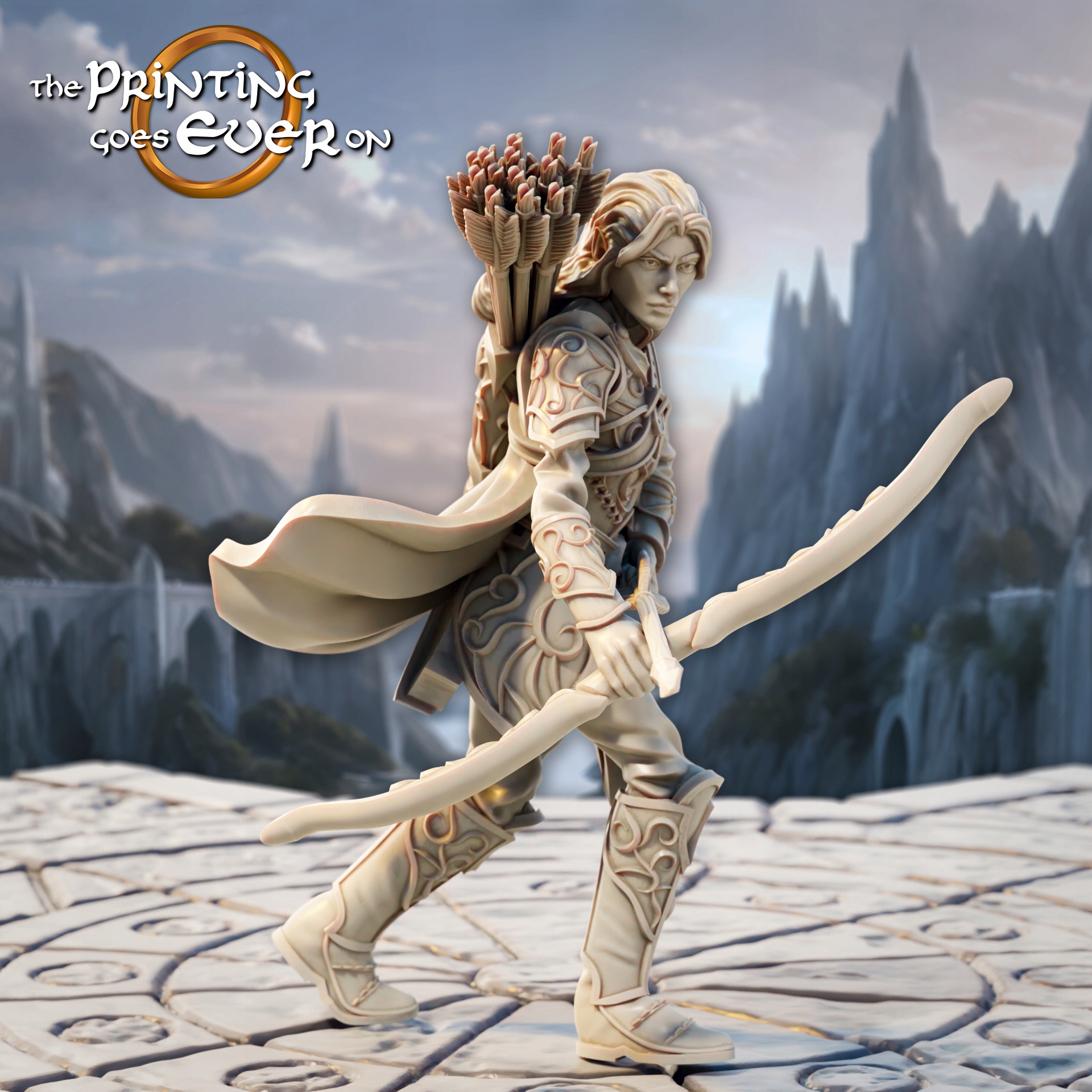 Elven Costal Ranger B The Printing Goes Ever On