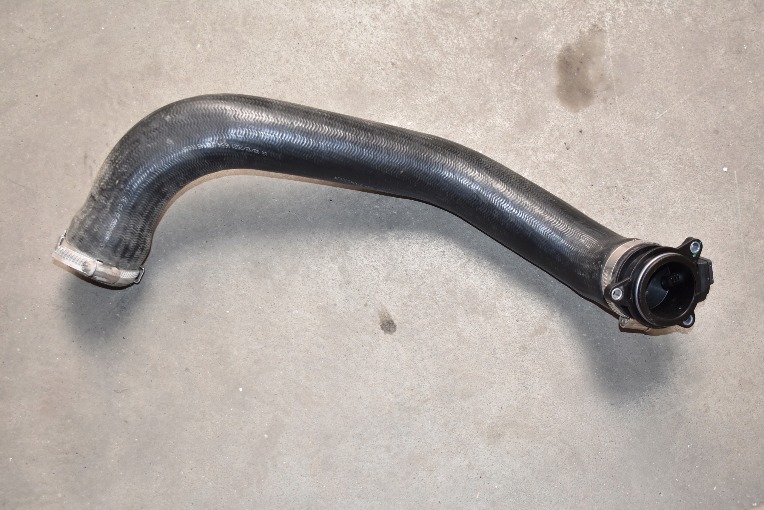 IDEALNY Schlauch intercooler luft rechts+Sensor PORSCHE PANAMERA 971 1