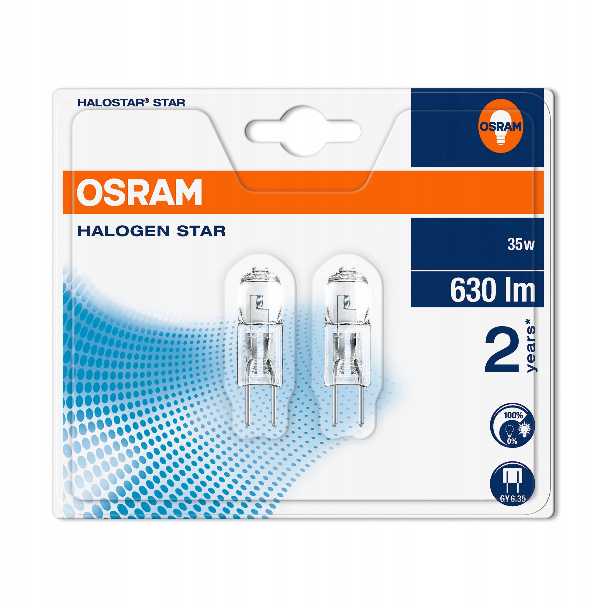 

Osram kapsułka halogenowa 35W 12V GY6.35 2 sztuki