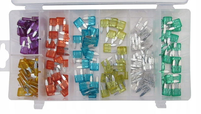 

Mini Bezpieczniki 140szt 3A 5A 10A 15A 20A 25A 30A