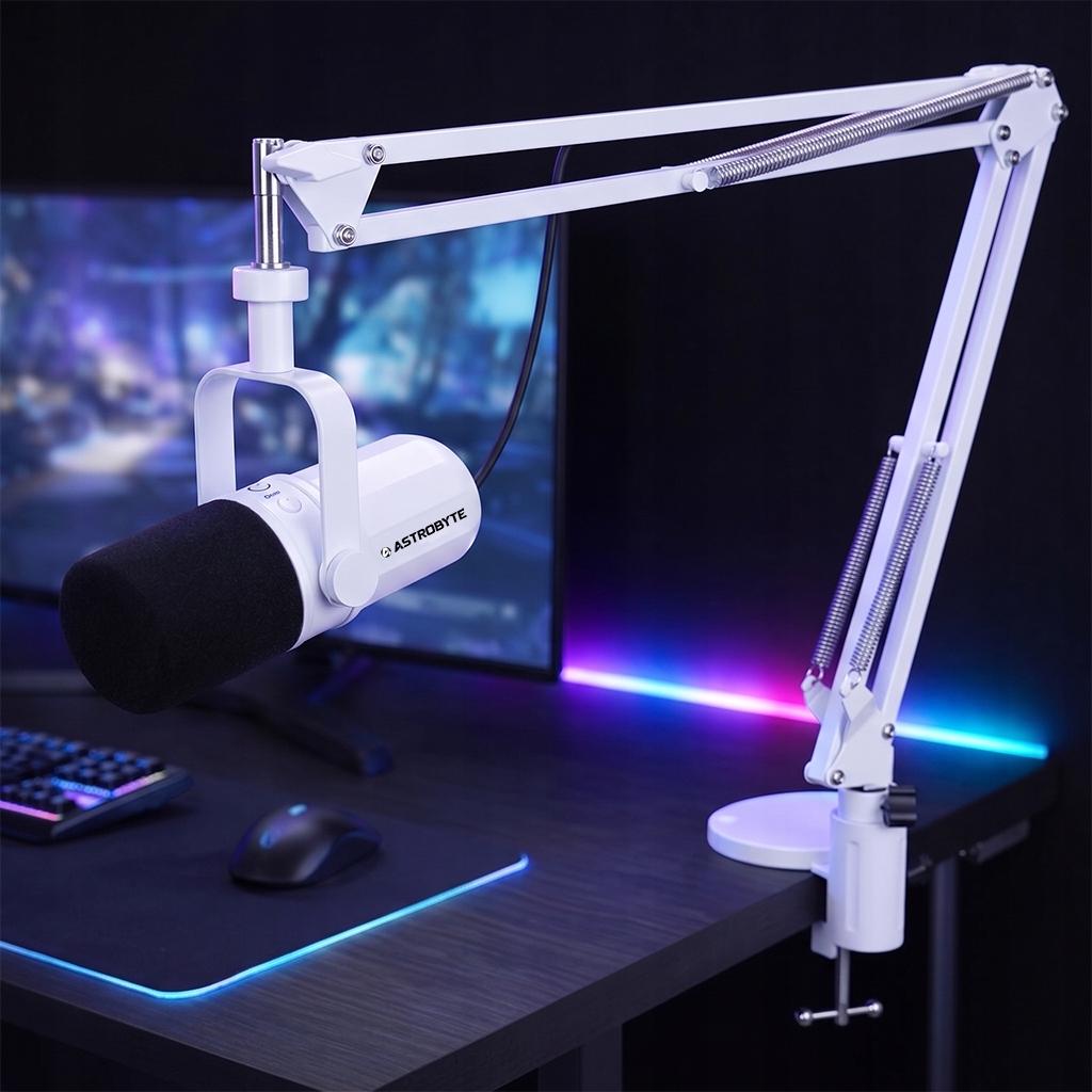 Dynamický štúdiový počítačový mikrofón AstroByte Pulsar Xlr Usb rameno