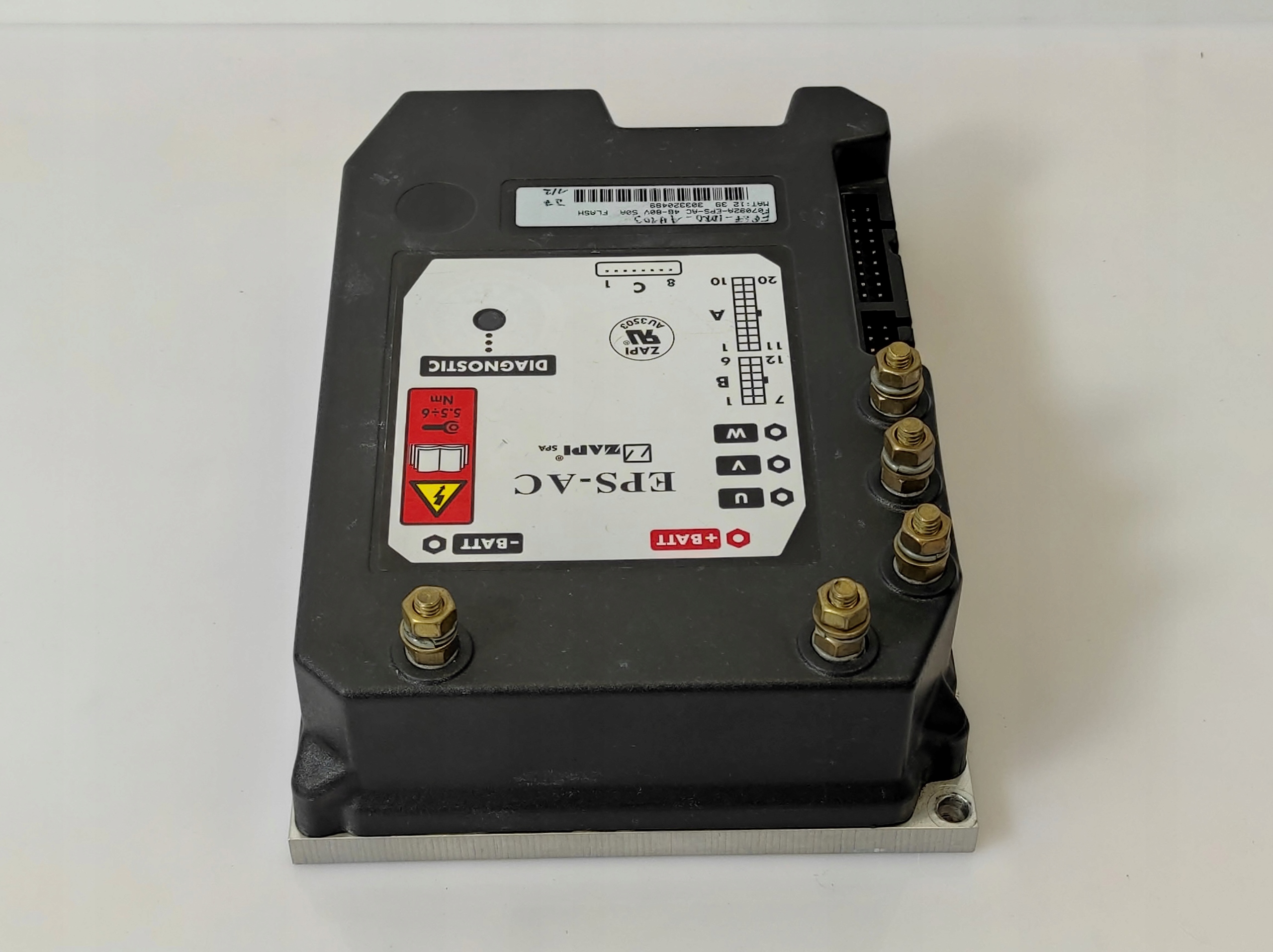 ZAPI EPS-AC F07092A-EPS-AC 48-80V 50A CONTROLLER Waga produktu z opakowaniem jednostkowym 2.5 kg