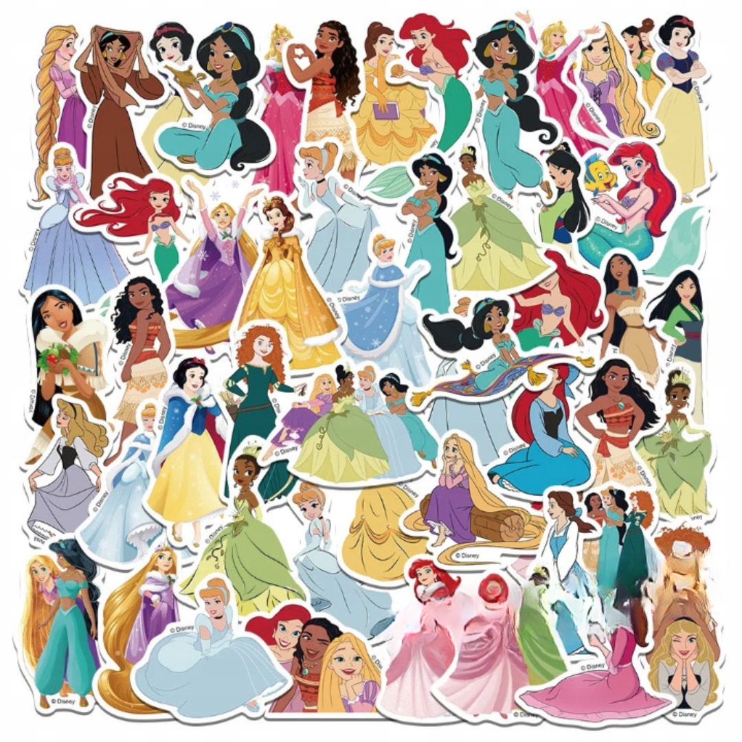 NAKLEJKI Księżniczki MIX 50 szt Producent Inna