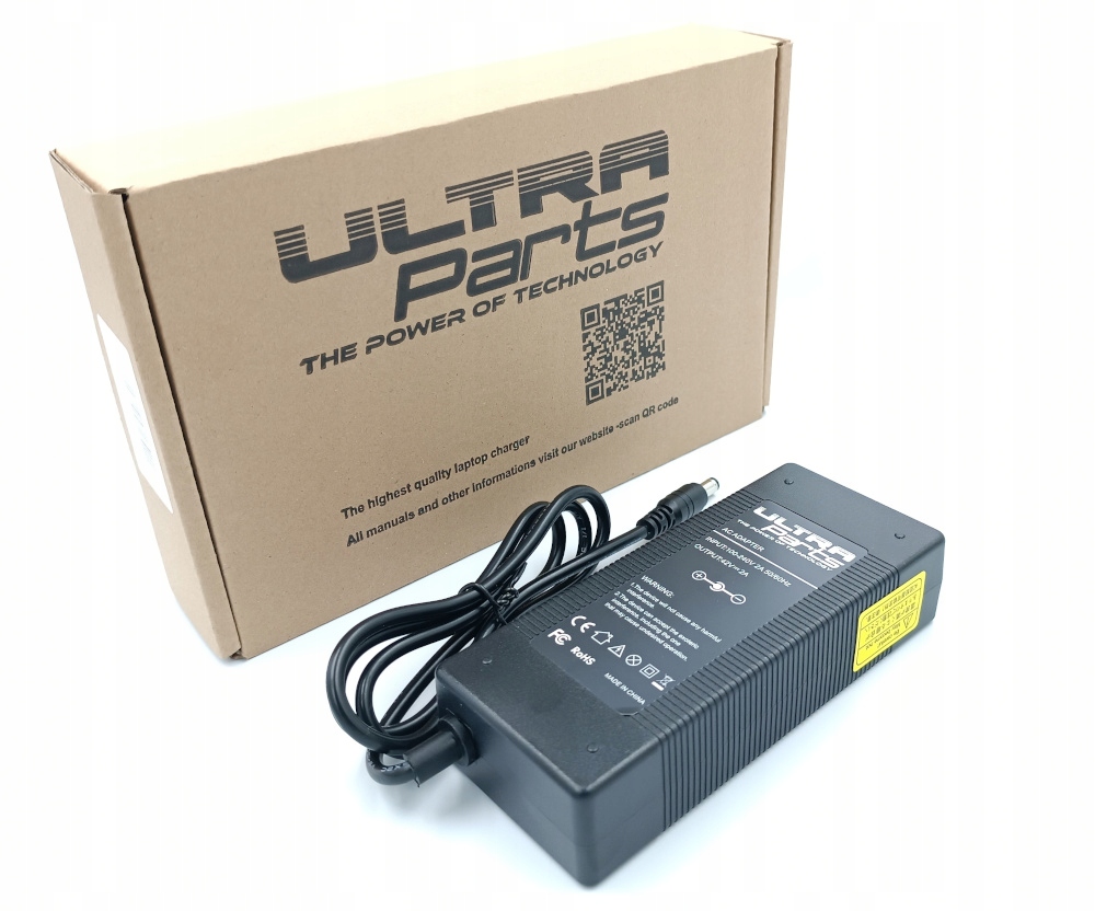 ŁADOWARKA ZASILACZ ROWER ELEKTRYCZNY E-bike 42V 2A Wtyk DC do Bateria 36V
