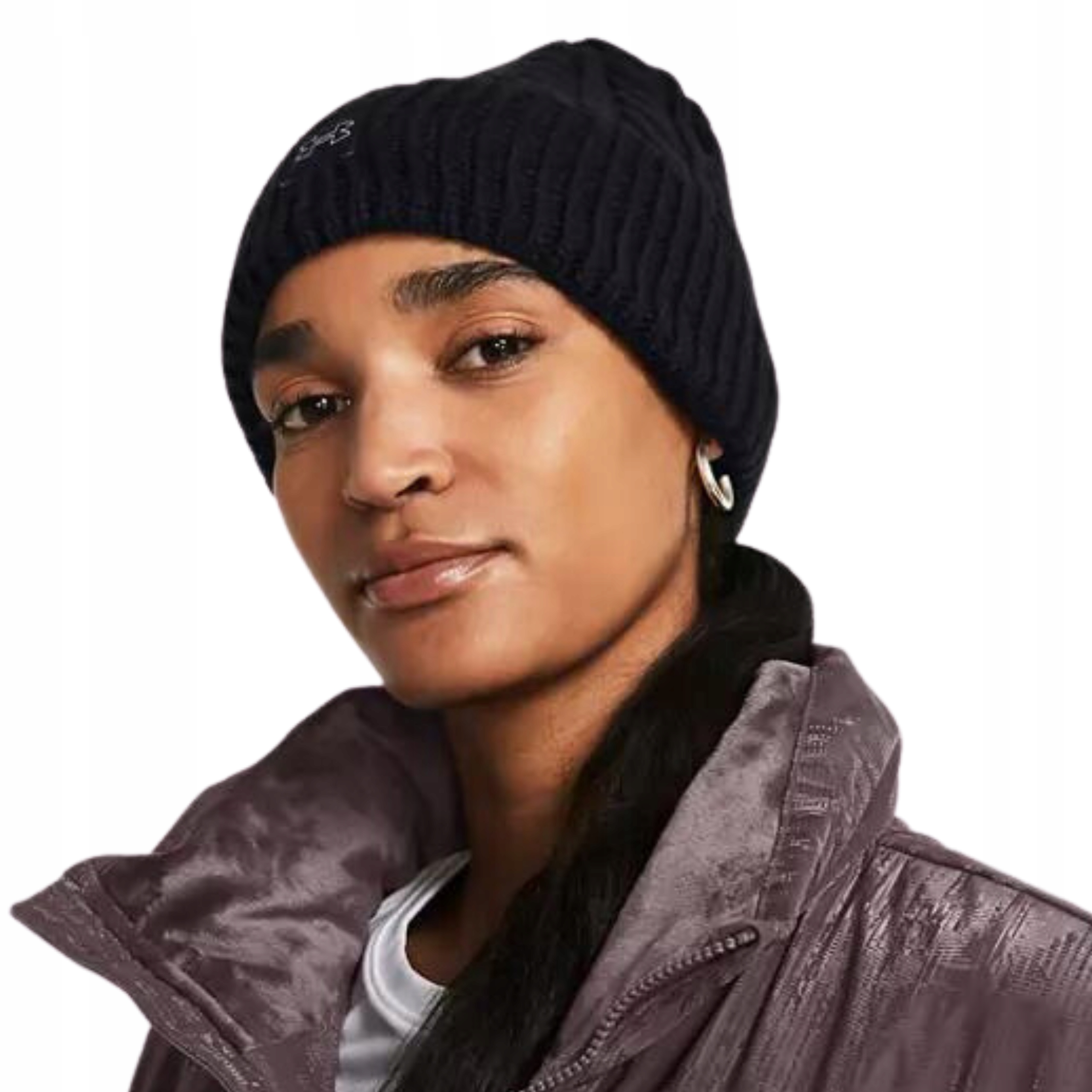 UNDER ARMOUR CZAPKA ZIMOWA DAMSKA CIEPŁA CZARNA