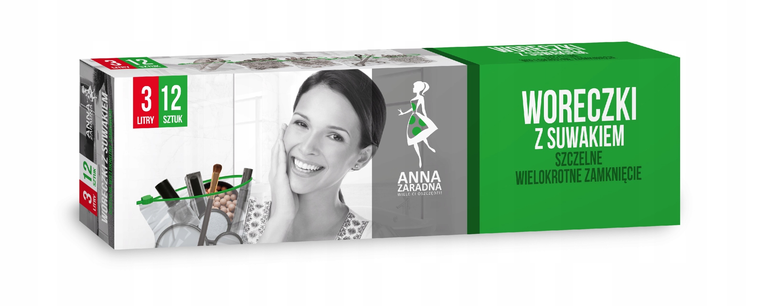 

Woreczki Z Suwakiem 3L 12SZT Box