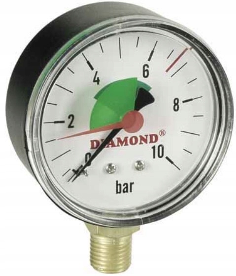 

Manometr Radialny Diamond 0-10 Bar Fi 63