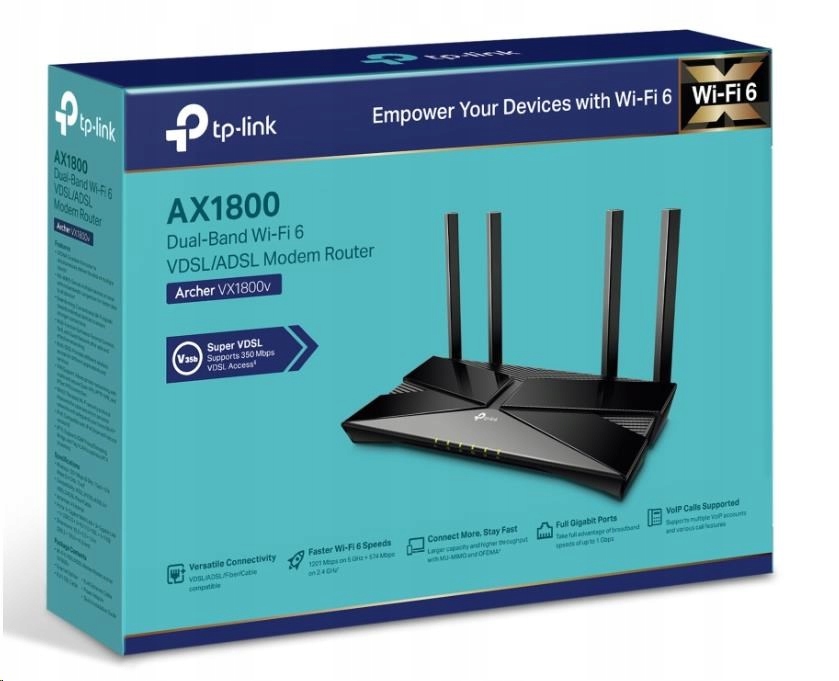 Router TP-Link 4895252503821 802.11ax (Wi-Fi 6)