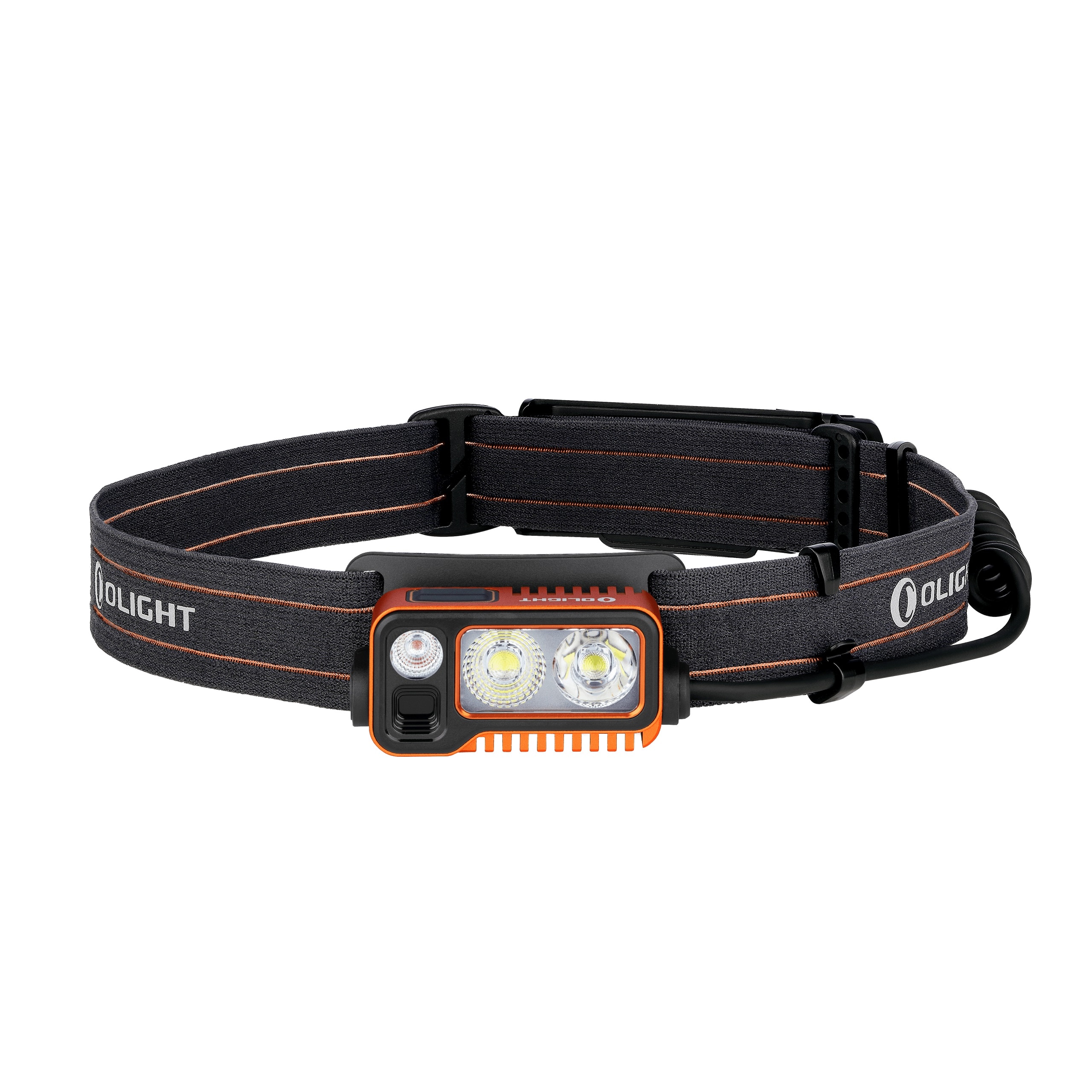 Latarka czołowa czołówka Olight Array 2 Pro Orange - 1500 lumenów