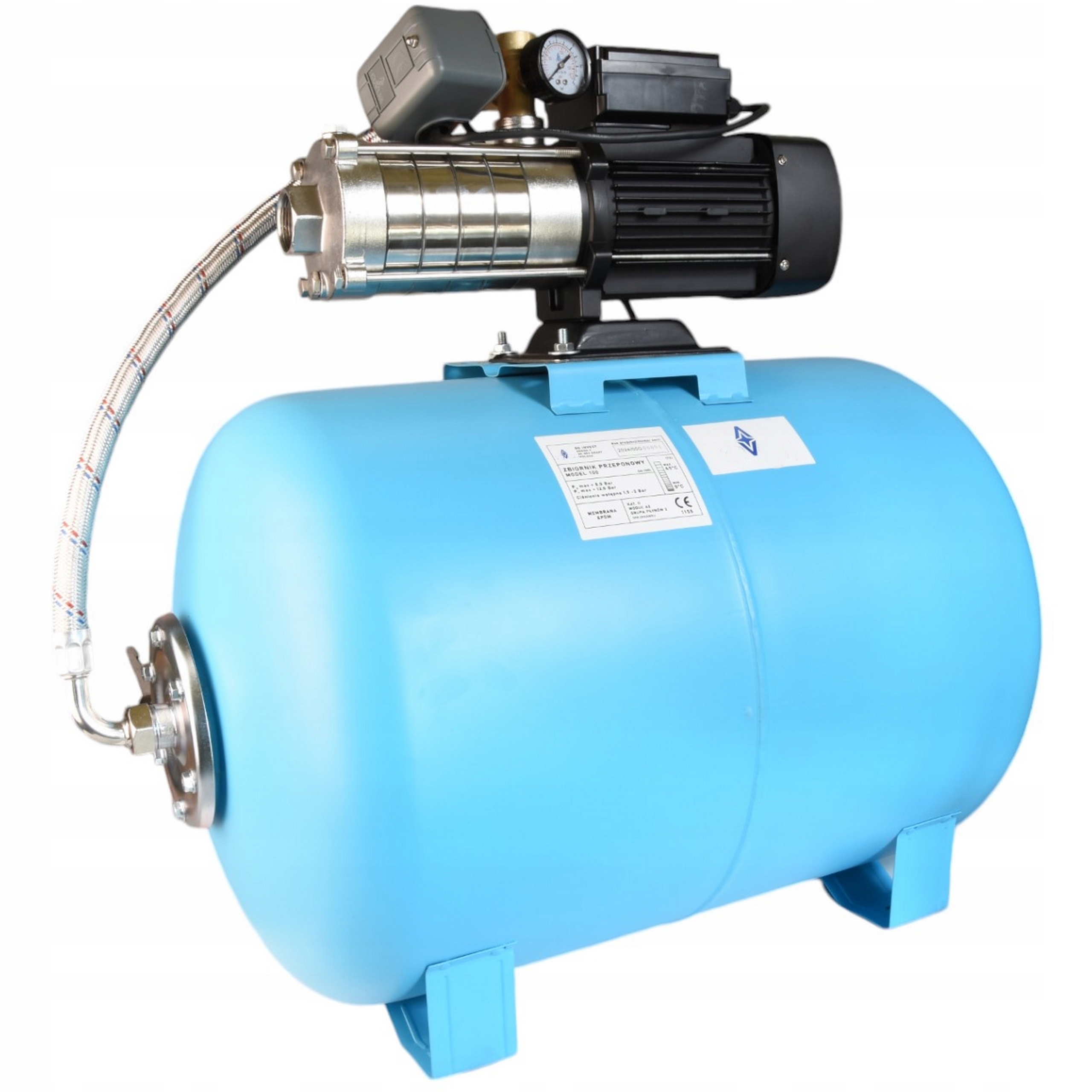 Hydroforová Sada 100 L, Čerpadlo Alpinox 1500, Výkonná Nádrž 1100 W, 4200 L/h
