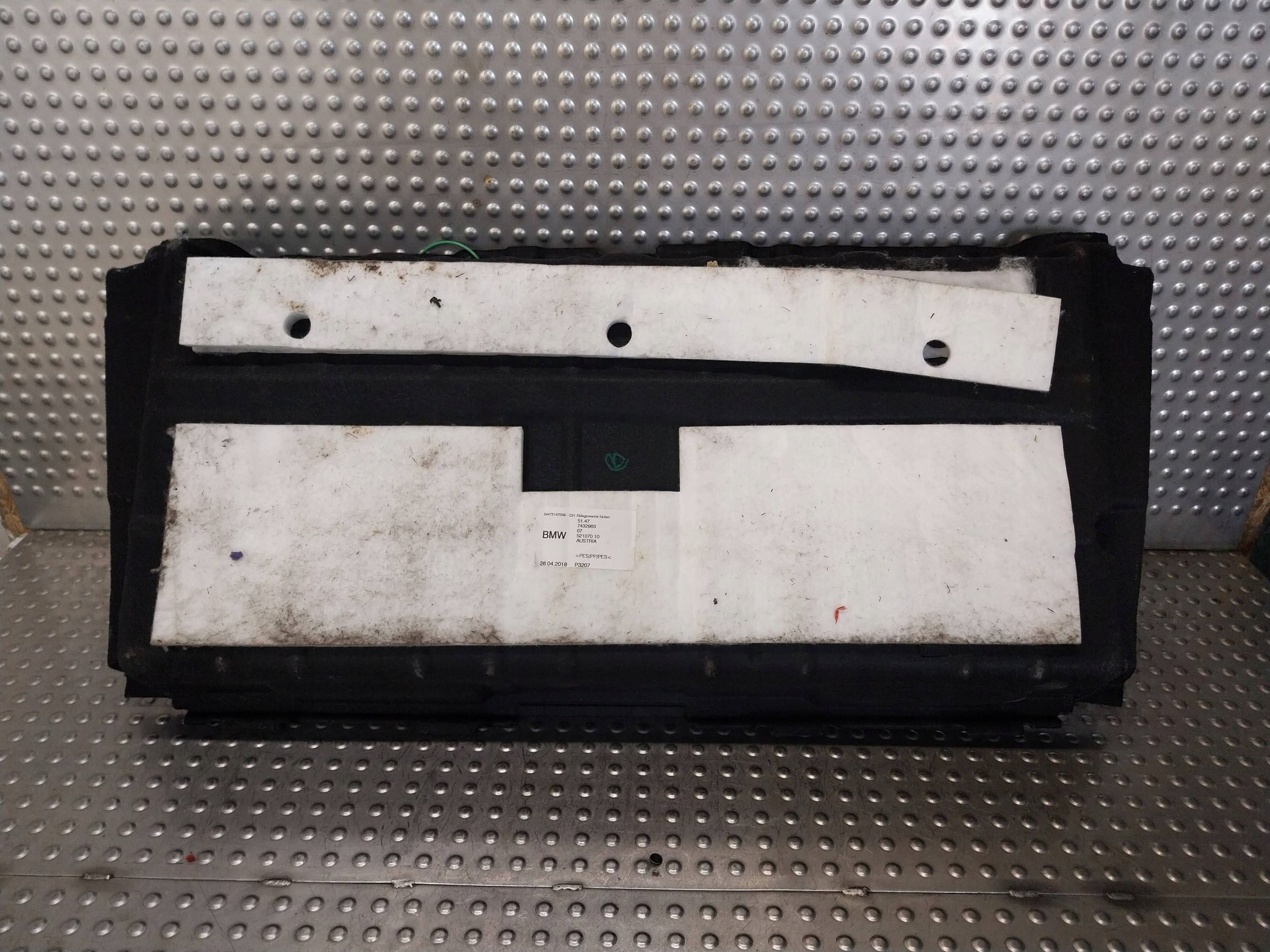 mats floor boot 7432983 BMW 5 G31