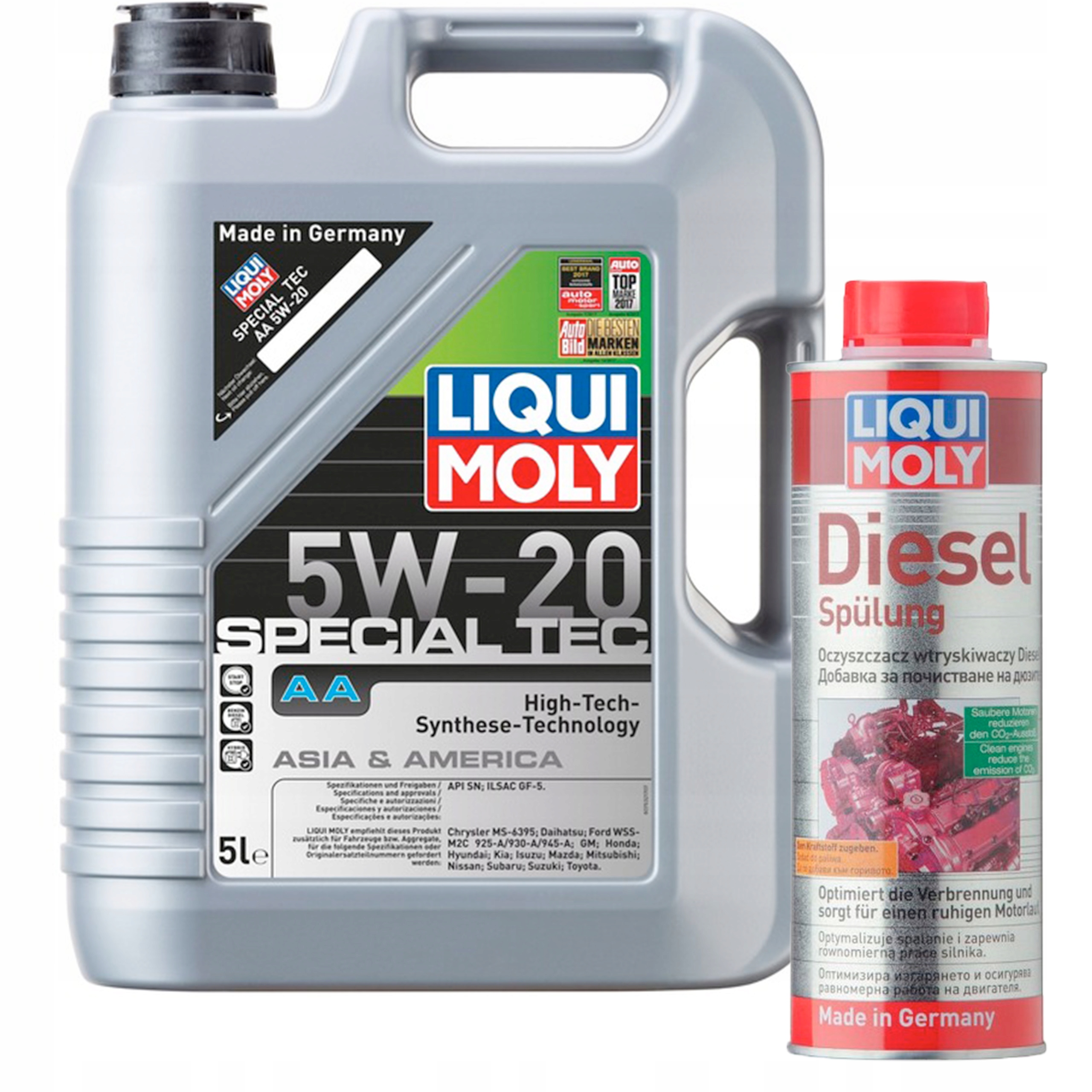 LIQUI MOLY SPECIAL TEC AA 5W20 5L 20793 + SPULUNG