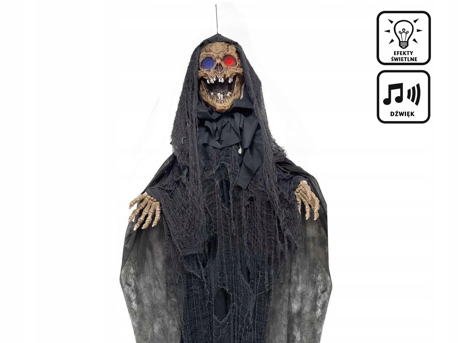 Dekorácia závesná Kostra Halloween 360 cm