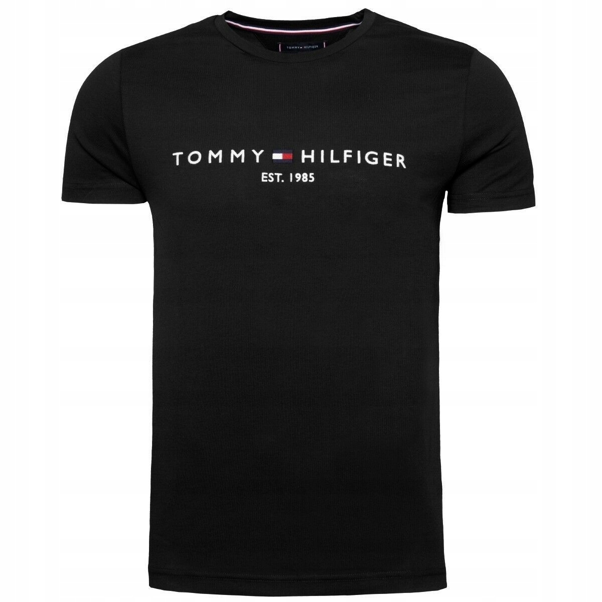 Koszulka Męska Tommy Hilfiger Czarna M-Zdjęcie-0
